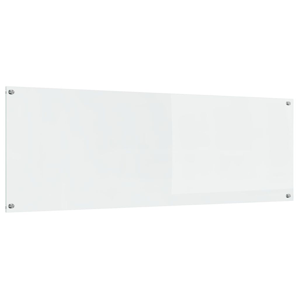 vidaXL Πλακάκι Κουζίνας Διαφανές 120x40x0,6 εκ. Θερμάνθικτο Γυαλί