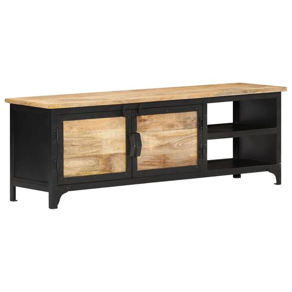 vidaXL Έπιπλο Τηλεόρασης 120 x 30 x 40 εκ. από Μασίφ Ξύλο Μάνγκο
