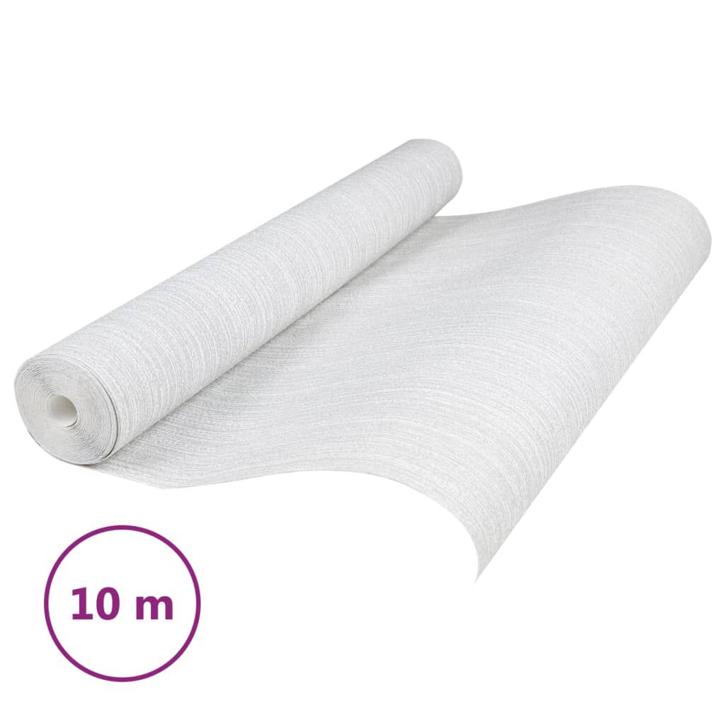 vidaXL Ταπετσαρία 3D Μονόχρωμη Γκρι 10x0,53μ Non-woven