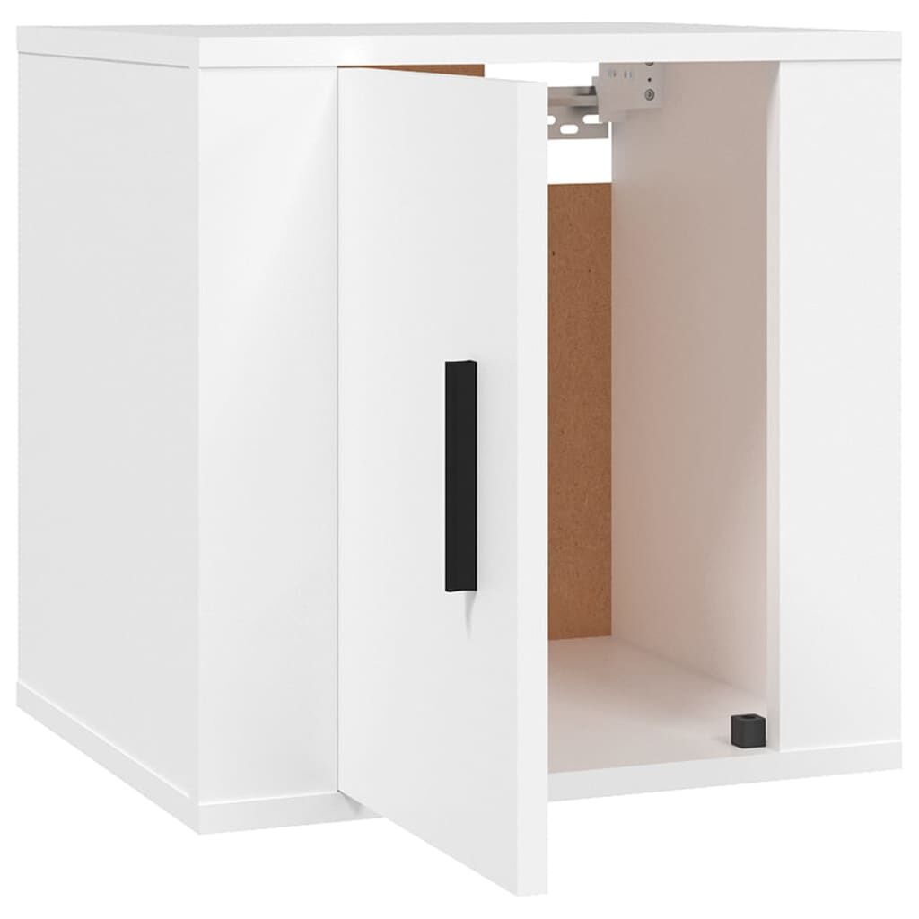 vidaXL Έπιπλο Τηλεόρασης Επιτοίχιο Λευκό 40x34,5x40 εκ.