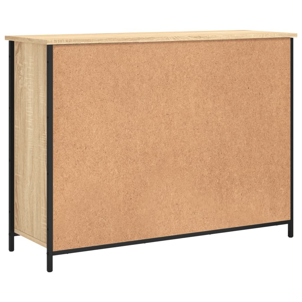 vidaXL Ντουλάπι Sonoma Δρυς 100 x 35 x 75 εκ. από Επεξεργασμένο Ξύλο