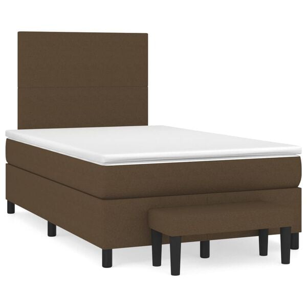 vidaXL &Kappa;&rho;&epsilon;&beta;ά&tau;&iota; Boxspring &mu;&epsilon; &Sigma;&tau;&rho;ώ&mu;&alpha; &Sigma;&kappa;&omicron;ύ&rho;&omicron; &Kappa;&alpha;&phi;έ 120x200 &epsilon;&kappa;. &Upsilon;&phi;&alpha;&sigma;&mu;ά&tau;&iota;&nu;&omicron;