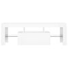 vidaXL Έπιπλο Τηλεόρασης με LED Λευκό 120x30x40 εκ.