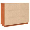 vidaXL Πλαϊνό γραφείο Καφέ 104,5 x 34 x 80 εκ