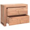 vidaXL Συρταριέρα 80 x 35 x 60 εκ. από Μασίφ Ξύλο teak