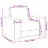 vidaXL Καναπές με μαξιλάρι Ανοιχτό γκρι 100 x 77 x 82 εκ ύφασμα