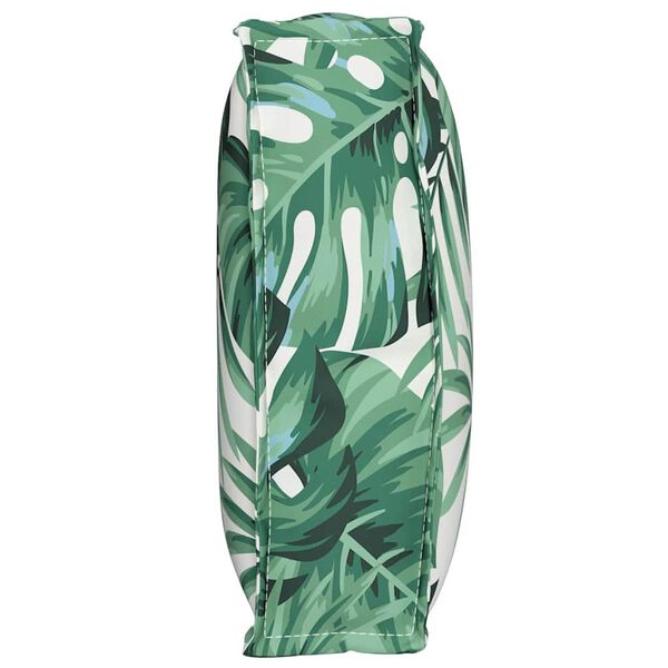 vidaXL Μαξιλάρι παλέτας για πλάτη Floral Μοτίβο φύλλων 60 x 40 x 12 cm