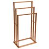Bathroom Solutions Κρεμάστρα για Πετσέτες με 3 Mπάρες από Μπαμπού
