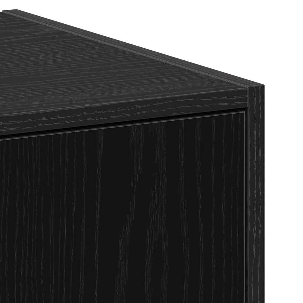 vidaXL Φαρμακοποιός Ντουλάπα Μαύρη Δρυς 30x41x77,5 εκ Επεξεργασμένο Ξύλο