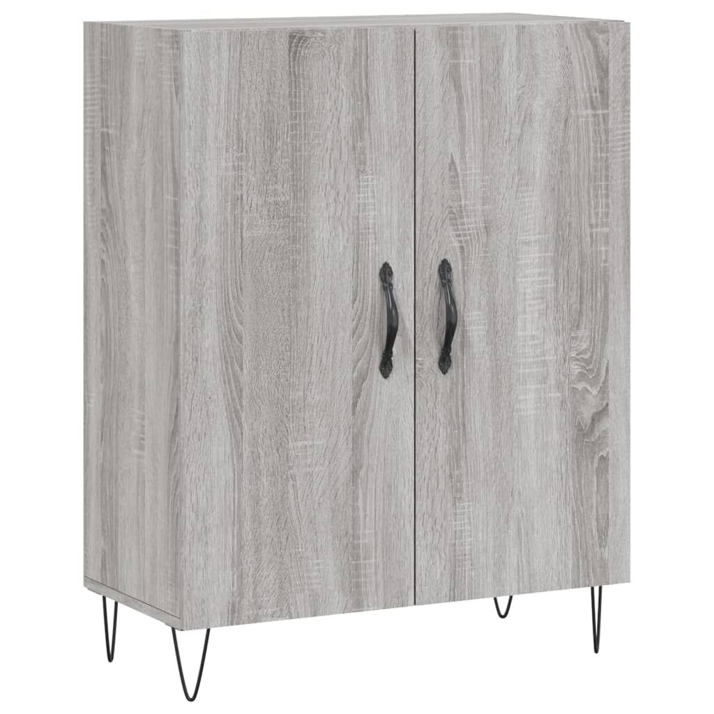 vidaXL Ντουλάπι Γκρι Sonoma 69,5 x 34 x 90 εκ. από Επεξεργασμένο Ξύλο