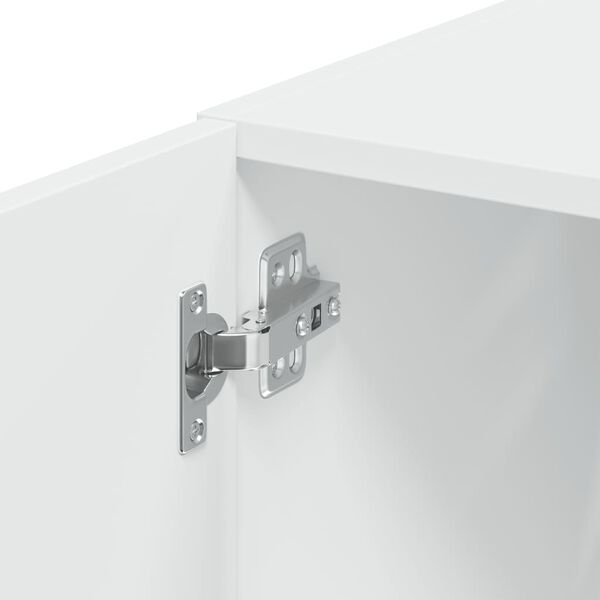 vidaXL Ντουλάπι Αποθήκευσης Στενό Λευκό 30x42,5x225 εκ. Επεξεργ. Ξύλο
