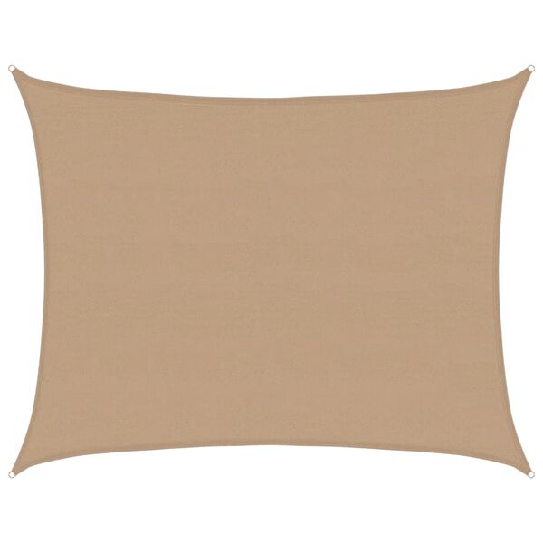 vidaXL Πανί Σκίασης Taupe 6x8 μ. από HDPE 160 γρ./μ²