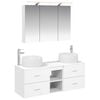 vidaXL &Sigma;&epsilon;&tau; &Epsilon;&pi;ί&pi;&lambda;&omega;&nu; &Mu;&pi;ά&nu;&iota;&omicron;&upsilon; 4 pcs &Lambda;&epsilon;&upsilon;&kappa;ό &Epsilon;&pi;&epsilon;&xi;&epsilon;&rho;&gamma;&alpha;&sigma;&mu;έ&nu;&omicron; &Xi;ύ&lambda;&omicron; &kappa;&alpha;&iota; &Gamma;&upsilon;&alpha;&lambda;ί