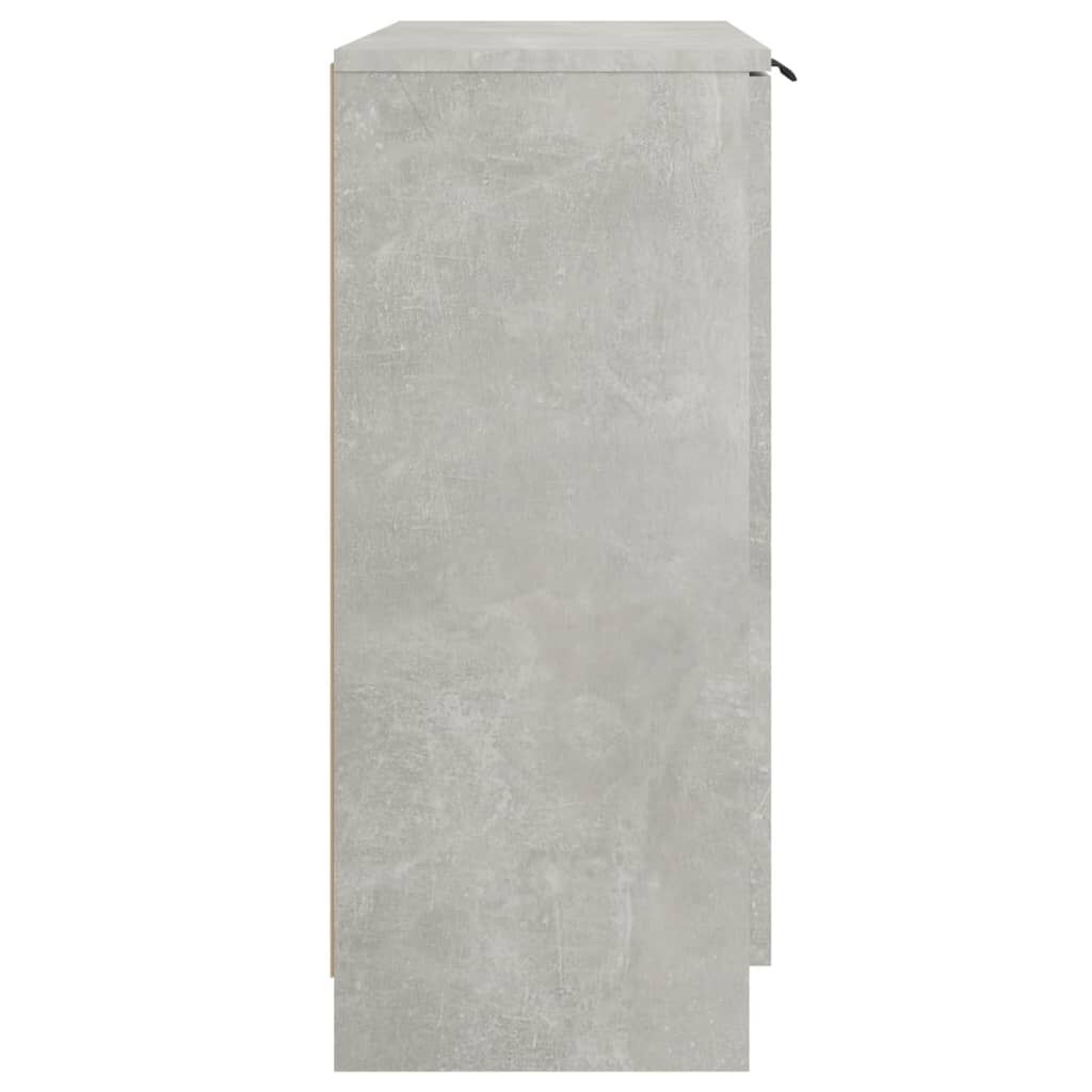 vidaXL Συρταριέρα Γκρι Σκυροδέματος 60x30x70 εκ. Επεξεργασμένο Ξύλο