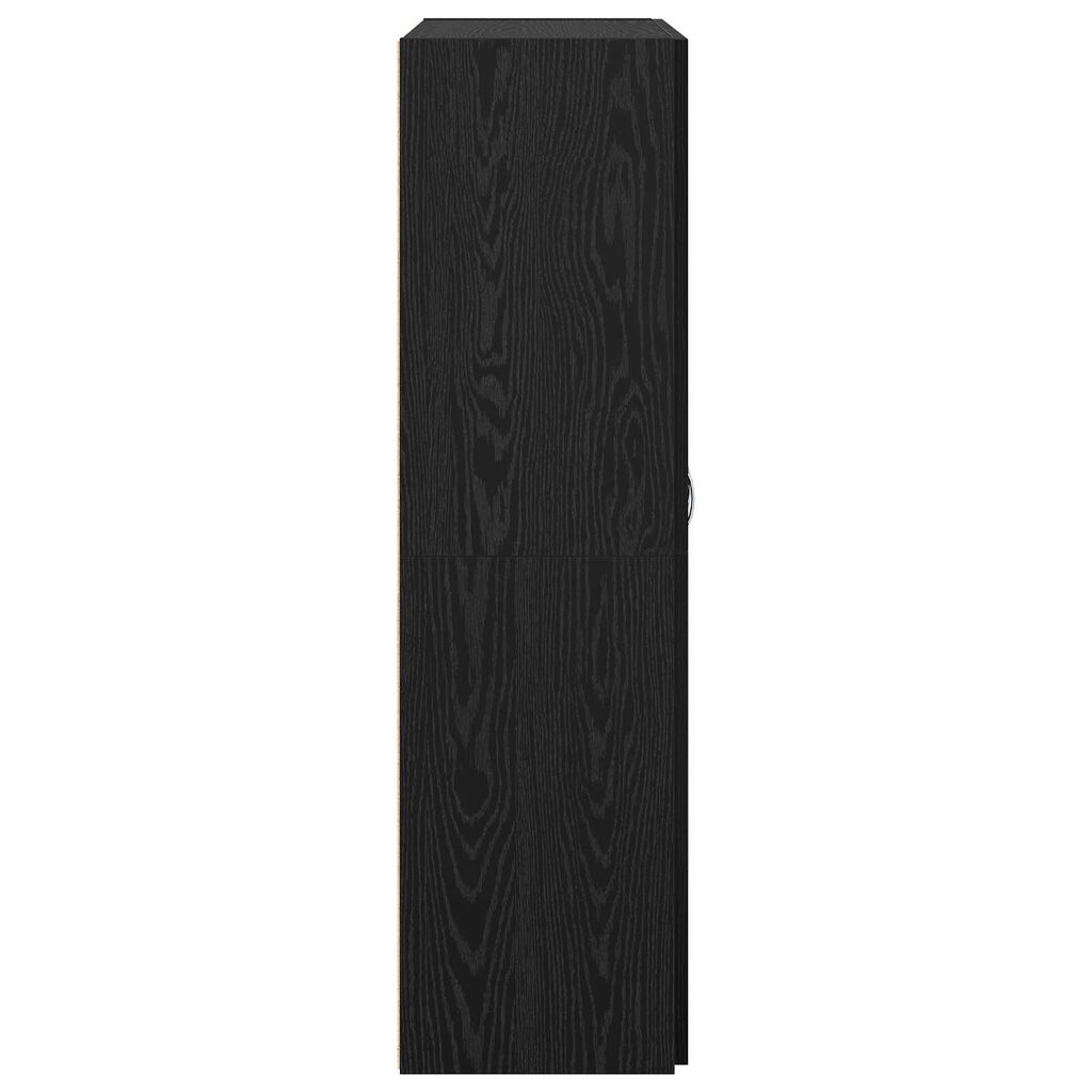 vidaXL Γραφείο Ντουλάπι Μαύρη δρυς 60 x 32 x 115 cm Επεξεργασμένο ξύλο