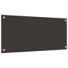 vidaXL Πίσω Πάνελ Κουζίνας 2 pcs Σκούρο Γκρι 90 x 40 cm