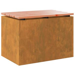 vidaXL &Pi;&alpha;&gamma;&kappa;ά&kappa;&iota; &kappa;ή&pi;&omicron;&upsilon; &Sigma;&kappa; rusty 60 x 40 x 43 &epsilon;&kappa;
