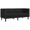 vidaXL Σετ Καναπέ 2 pcs Μαύρο 194 x 74.5 x 70.5 εκ. Τεχνητό δέρμα
