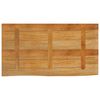 vidaXL Επιφάνεια Τραπεζιού 120x60x3,8 εκ. Live Edge Μασίφ Ξύλο Μάνγκο