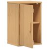 vidaXL Ντουλάπι Μπάνιου Olden Καφέ 35 x 30 x 55 cm Μασίφ ξύλο πεύκου