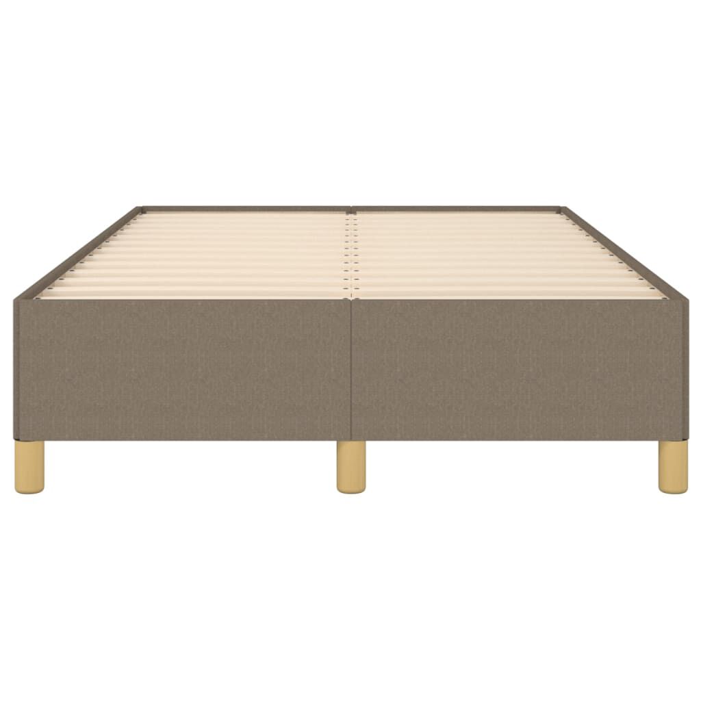 vidaXL Σκελετός Κρεβατιού Χωρίς Στρώμα Taupe 120x200 εκ. Υφασμάτινο