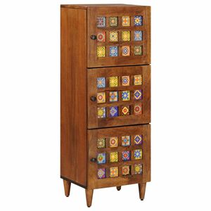 vidaXL Highboard &Kappa;&alpha;&rho;&upsilon;&delta;&iota;ά 40 x 33,5 x 110 &epsilon;&kappa; &Sigma;&tau;&epsilon;&rho;&epsilon;ό &xi;ύ&lambda;&omicron; &mu;ά&nu;&gamma;&kappa;&omicron;