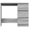 vidaXL Γραφείο Γκρι Sonoma 90x45x76 εκ. από Επεξεργασμένο Ξύλο