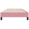 vidaXL Box Spring Κρεβάτι χωρίς στρώμα Ροζ 80x210 cm Βελούδινο