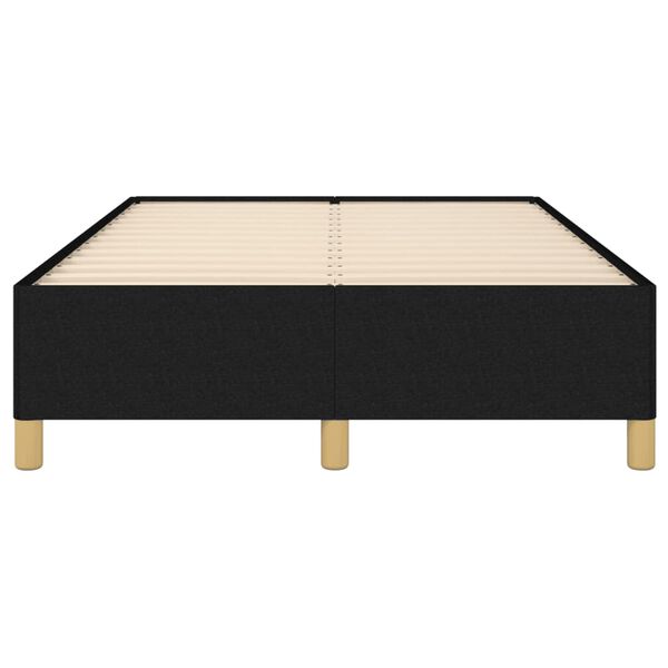 vidaXL Σκελετός Κρεβατιού Χωρίς Στρώμα Μαύρο 120x200 εκ. Υφασμάτινο