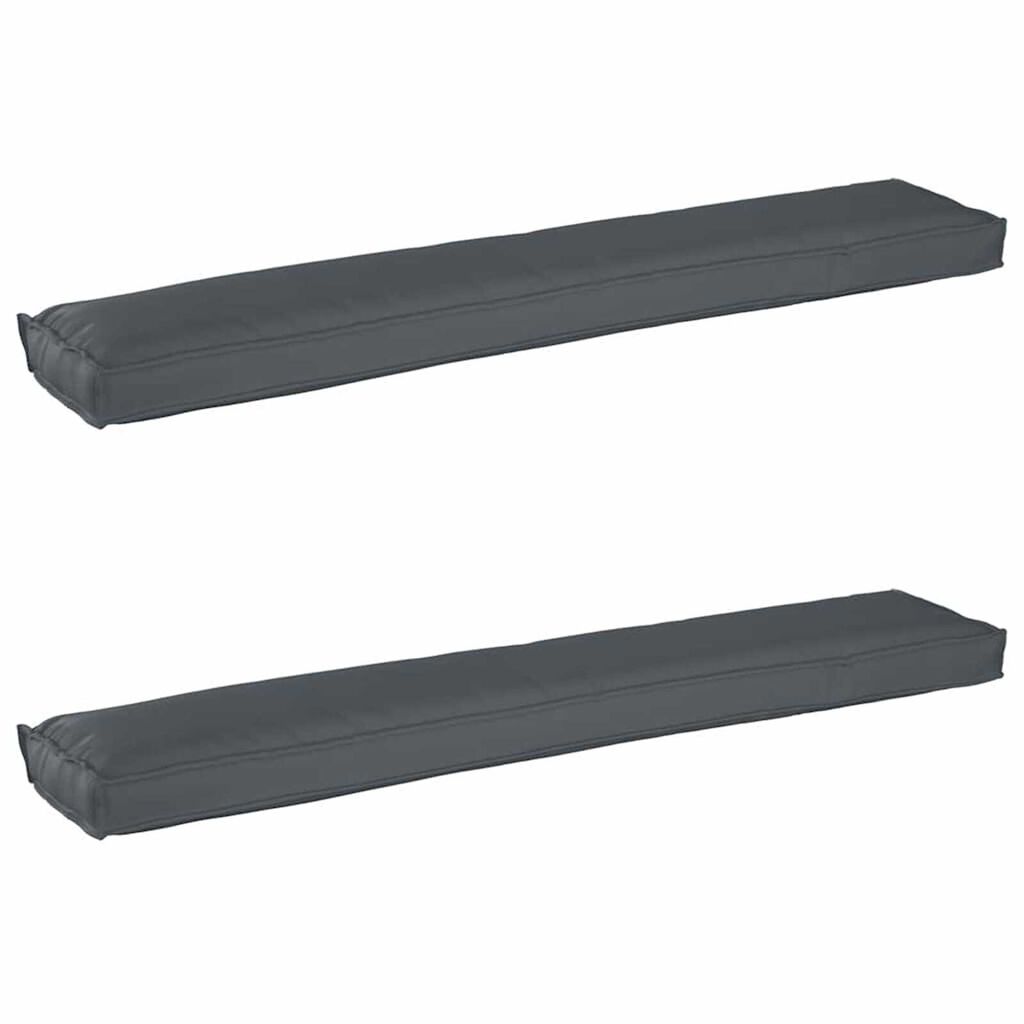 vidaXL Σετ Μαξιλαριών Πάγου 2 pcs Ανθρακί 200 x 40 x 8 εκ.