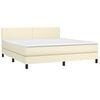 vidaXL &Kappa;&rho;&epsilon;&beta;ά&tau;&iota; Boxspring &mu;&epsilon; &Sigma;&tau;&rho;ώ&mu;&alpha; &Kappa;&rho;&epsilon;&mu; 180x200 &epsilon;&kappa;. &Sigma;&upsilon;&nu;&theta;&epsilon;&tau;&iota;&kappa;ό &Delta;έ&rho;&mu;&alpha;