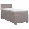 vidaXL &Kappa;&rho;&epsilon;&beta;ά&tau;&iota; box spring &mu;&epsilon; &sigma;&tau;&rho;ώ&mu;&alpha; Taupe 90 x 190 cm Ύ&phi;&alpha;&sigma;&mu;&alpha;