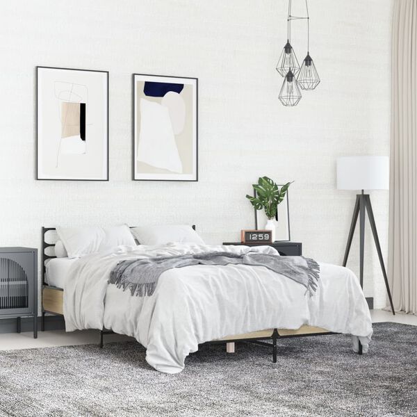 vidaXL &Pi;&lambda;&alpha;ί&sigma;&iota;&omicron; &Kappa;&rho;&epsilon;&beta;&alpha;&tau;&iota;&omicron;ύ Sonoma &Delta;&rho;&upsilon;&sigmaf; 120x200 &epsilon;&kappa;. &Epsilon;&pi;&epsilon;&xi;. &Xi;ύ&lambda;&omicron; & &Mu;έ&tau;&alpha;&lambda;&lambda;&omicron;