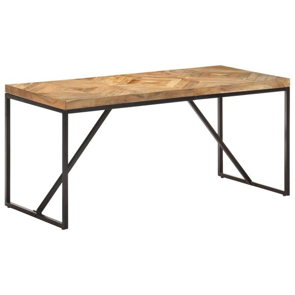 vidaXL Τραπεζαρία 160 x 70 x 76 εκ. από Μασίφ Ξύλο Ακακίας/Ξύλο Μάνγκο