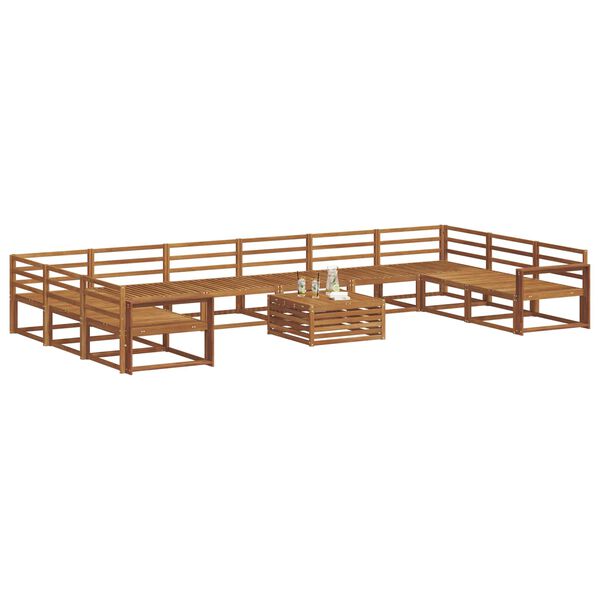 vidaXL &Sigma;&epsilon;&iota;&rho;ά &Kappa;&alpha;&nu;&alpha;&pi;έ &Epsilon;&xi;&omega;&tau;&epsilon;&rho;&iota;&kappa;&omicron;ύ 11 pcs &Phi;&upsilon;&sigma;&iota;&kappa;ό &Sigma;&tau;&epsilon;&rho;&epsilon;ό &Xi;ύ&lambda;&omicron; &Alpha;&kappa;&alpha;&kappa;ί&alpha;&sigmaf;