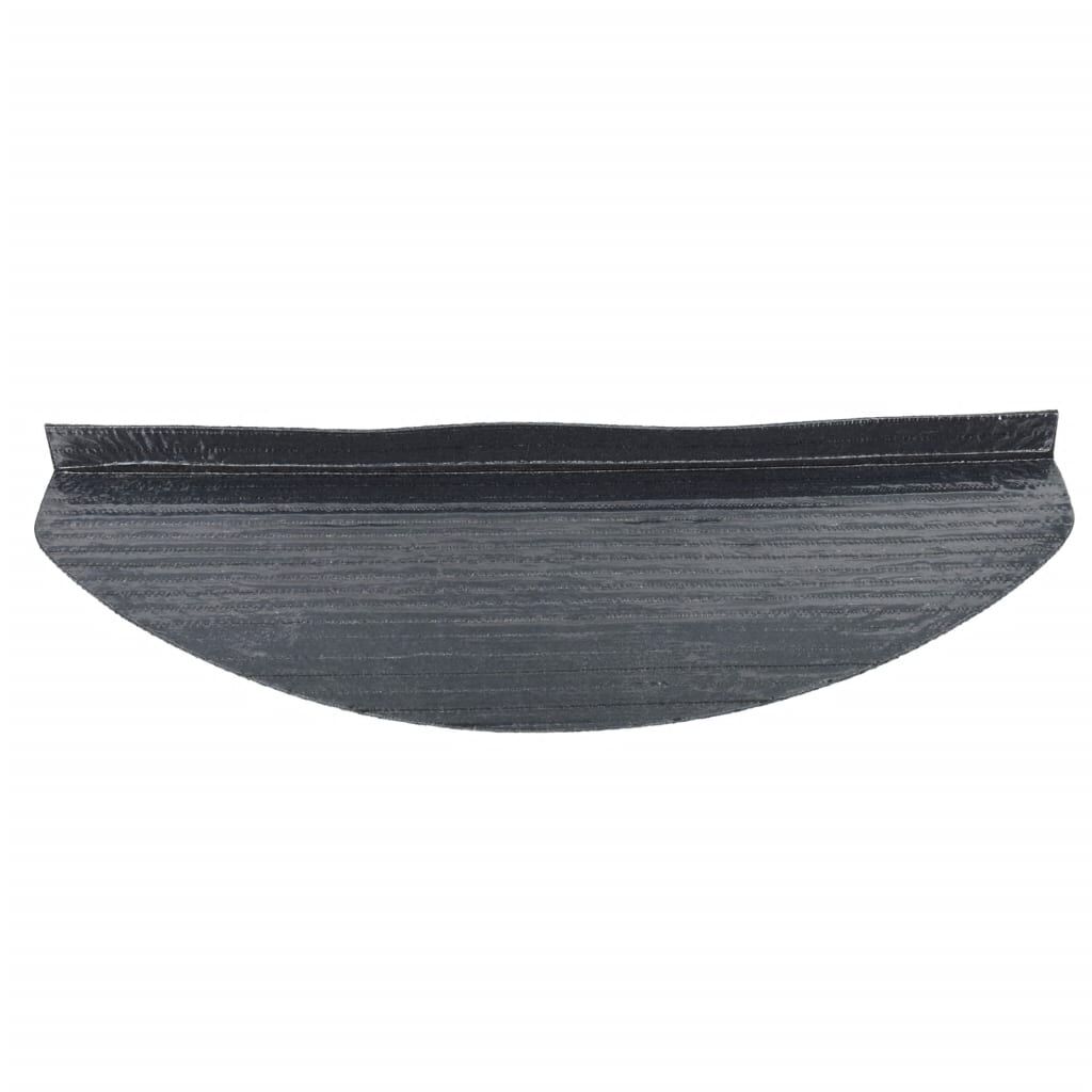 vidaXL Πατάκια Σκάλας Αυτοκόλλητα 15 τεμ. Γκρι 65x22,5x3,5 εκ.