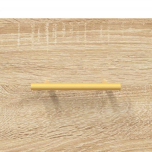 vidaXL Κομοδίνα Επιτοίχια Sonoma Δρυς 35 x 35 x 20 εκ.
