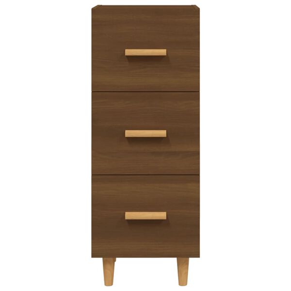 vidaXL Ντουλάπι Καφέ Δρυς 34,5 x 34 x 90 εκ. Επεξεργασμένο Ξύλο