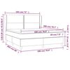 vidaXL &Kappa;&rho;&epsilon;&beta;ά&tau;&iota; Boxspring &mu;&epsilon; &Sigma;&tau;&rho;ώ&mu;&alpha; &Sigma;&kappa;&omicron;ύ&rho;&omicron; &Kappa;&alpha;&phi;έ 180x200 &epsilon;&kappa; &Upsilon;&phi;&alpha;&sigma;&mu;ά&tau;&iota;&nu;&omicron;