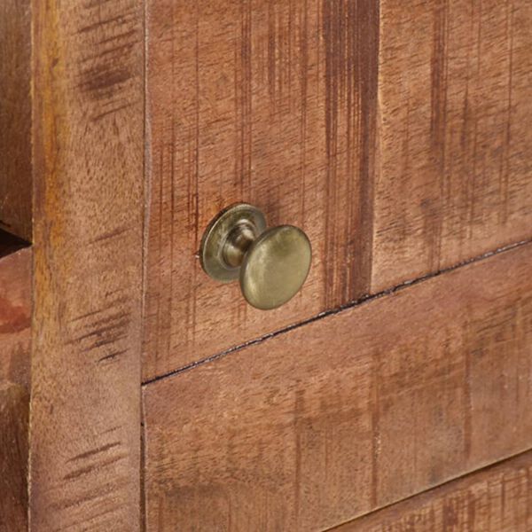 vidaXL Έπιπλο Τηλεόρασης 110 x 30 x 40 εκ. από Ακατέργαστο Ξύλο Μάνγκο