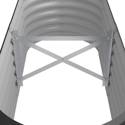 vidaXL Ζαρντινιέρα Ανθρακί 114x40x36 εκ Ατσάλι με Ηλεκτρ. Βαφή Πούδρας