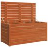 vidaXL Κουτί αποθήκευσης κήπου Καφέ κεριού 101 x 50.5 x 46.5 cm