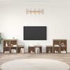 vidaXL ΣΕΤ ΒΑΘΜΟΛΟΓΗΣΗΣ ΤΗΛΕΟΡΑΣΗΣ 8 pcs Artisan Oak 37 x 35 x 72 εκ.