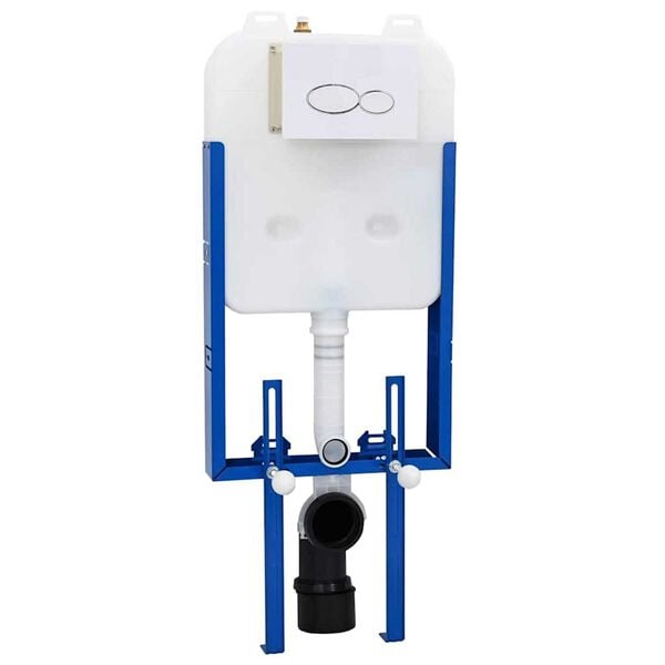 vidaXL Σκελετός Τοποθέτησης Λευκό Ατσάλι