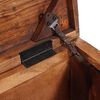 vidaXL Κουτί αποθήκευσης με αποθήκευση Καφέ Στερεό ξύλο μάνγκο