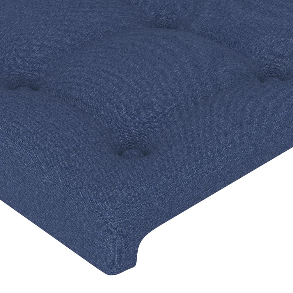 vidaXL Κεφαλάρι με Πτερύγια Μπλε 93x16x118/128 εκ. Υφασμάτινο
