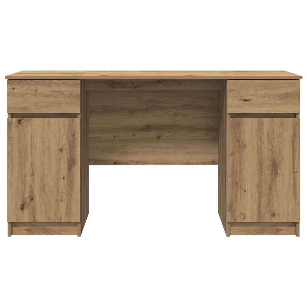 vidaXL Γραφείο Artisan Oak 140x49x76 εκ. Επεξεργασμένο ξύλο