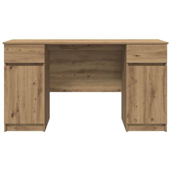 vidaXL Γραφείο Artisan Oak 140x49x76 εκ. Επεξεργασμένο ξύλο