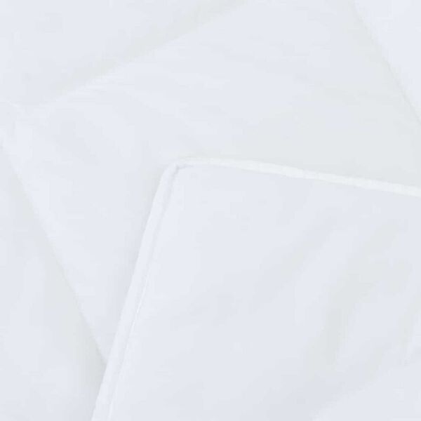 vidaXL Σετ Κουβέρτας με μαξιλάρι 3 pcs Λευκό 200 x 220 cm Μικροΐνες