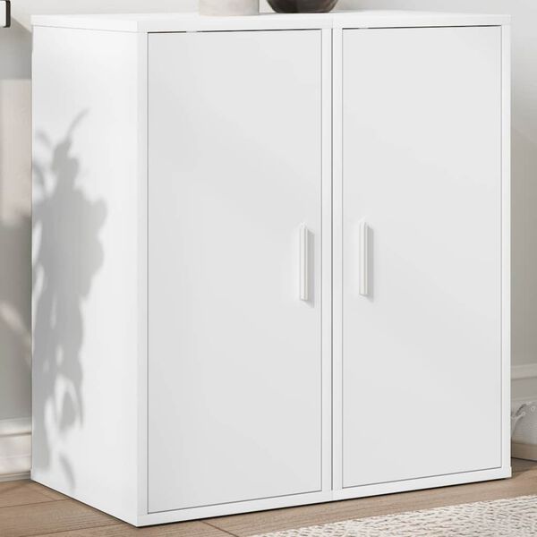 vidaXL Παπουτσοθήκες 2 τεμ. Λευκές 32 x 35 x 70 εκ. από Μοριοσανίδα